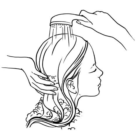 Anwendungsschritt 4 - Kopfhautmaske Kürbiskern