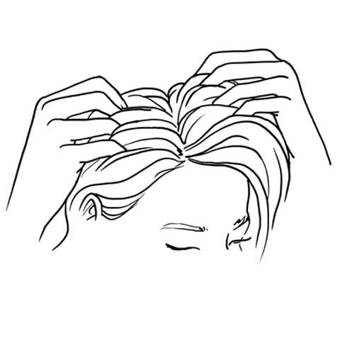 Anwendungsschritt 2 - Kopfhautmaske Kürbiskern