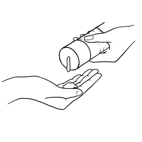 Anwendungsschritt 2 - Cremeshampoo Lavaerde