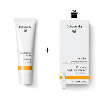 Beruhigende Maske + Nachtkur 10x1 ml kostenlos